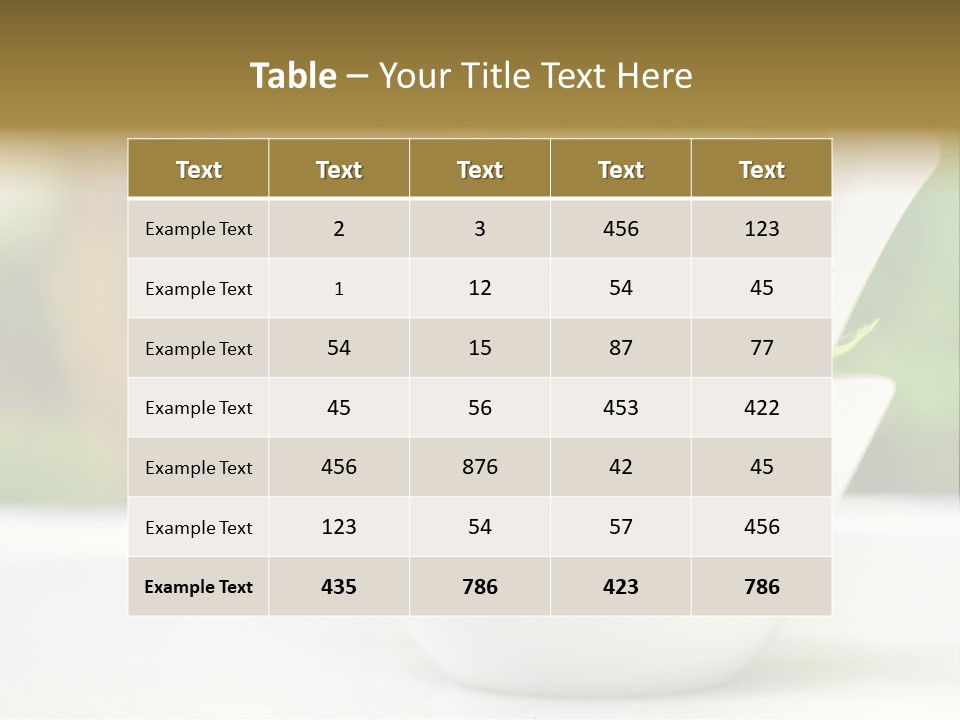 Bowl Medical Fresh PowerPoint Template