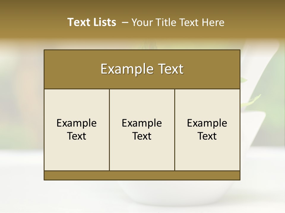 Bowl Medical Fresh PowerPoint Template