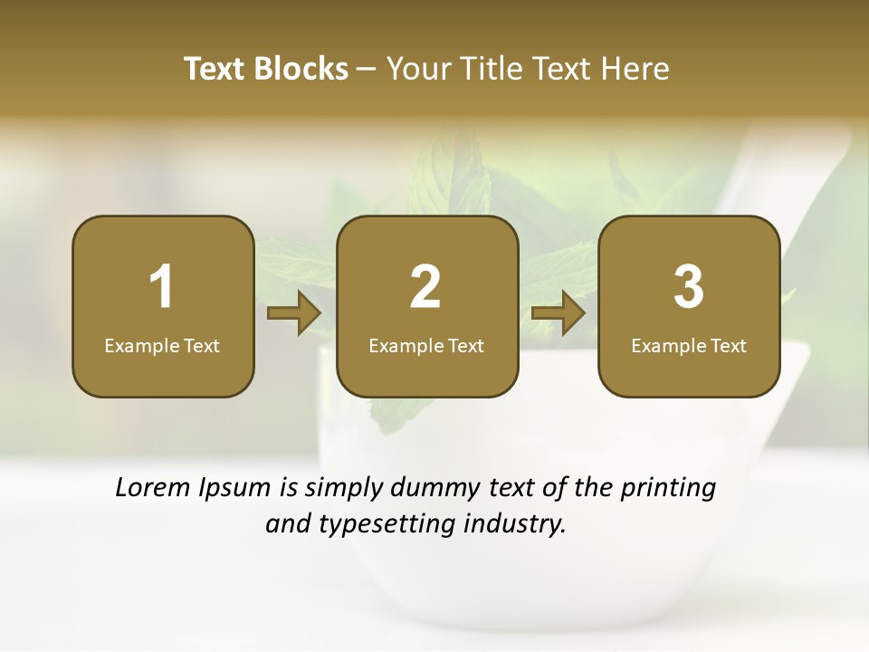 Bowl Medical Fresh PowerPoint Template