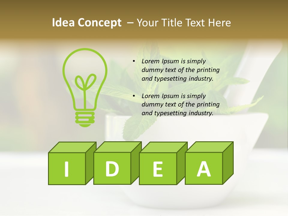 Bowl Medical Fresh PowerPoint Template