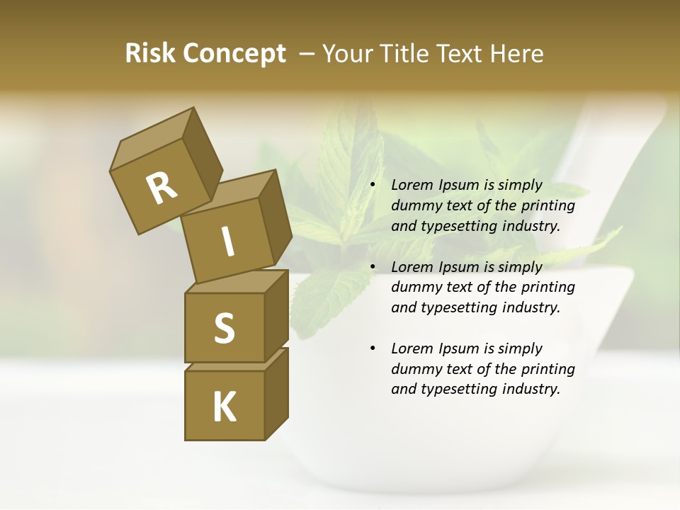 Bowl Medical Fresh PowerPoint Template