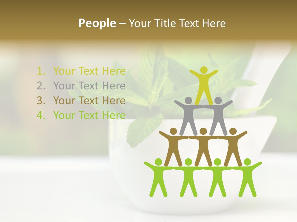 Bowl Medical Fresh PowerPoint Template