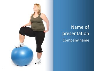 Exercise Diet Fitness PowerPoint Template