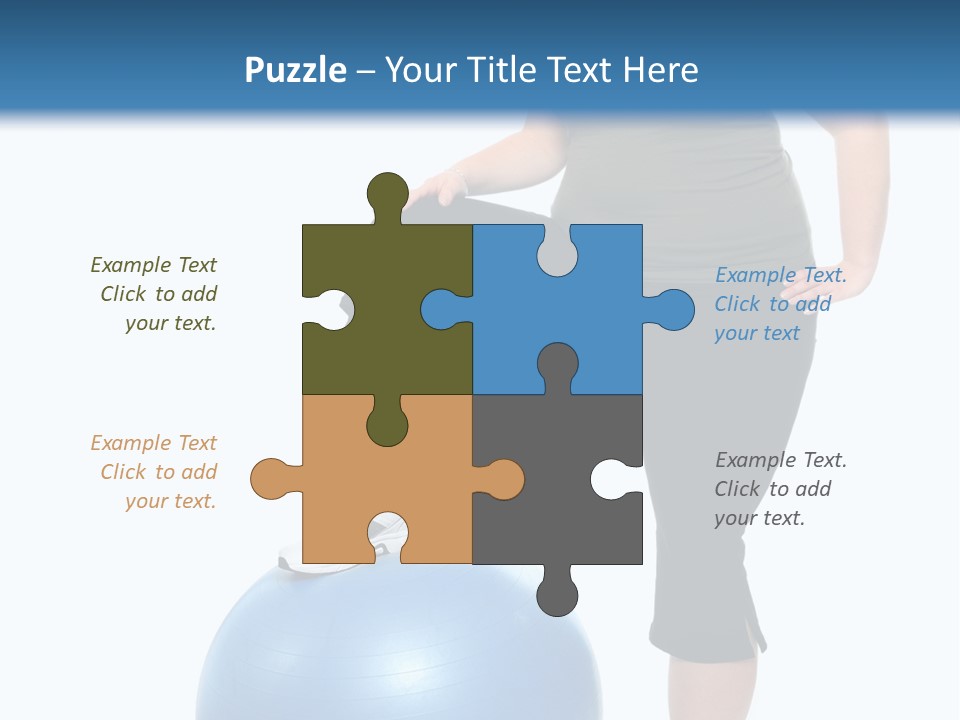 Exercise Diet Fitness PowerPoint Template