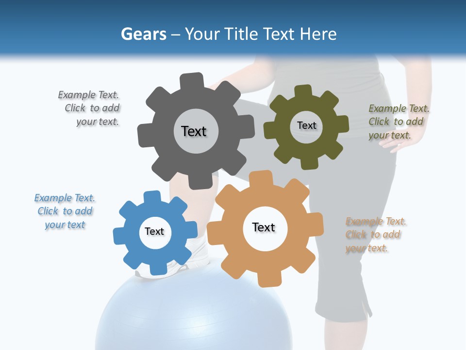 Exercise Diet Fitness PowerPoint Template