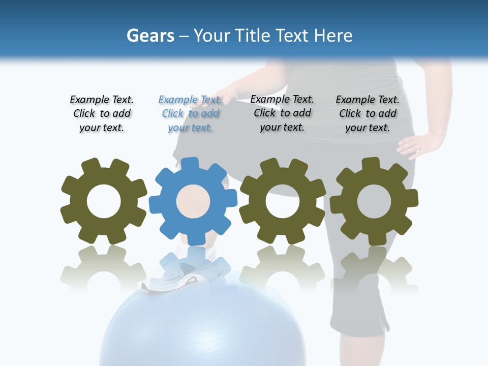 Exercise Diet Fitness PowerPoint Template