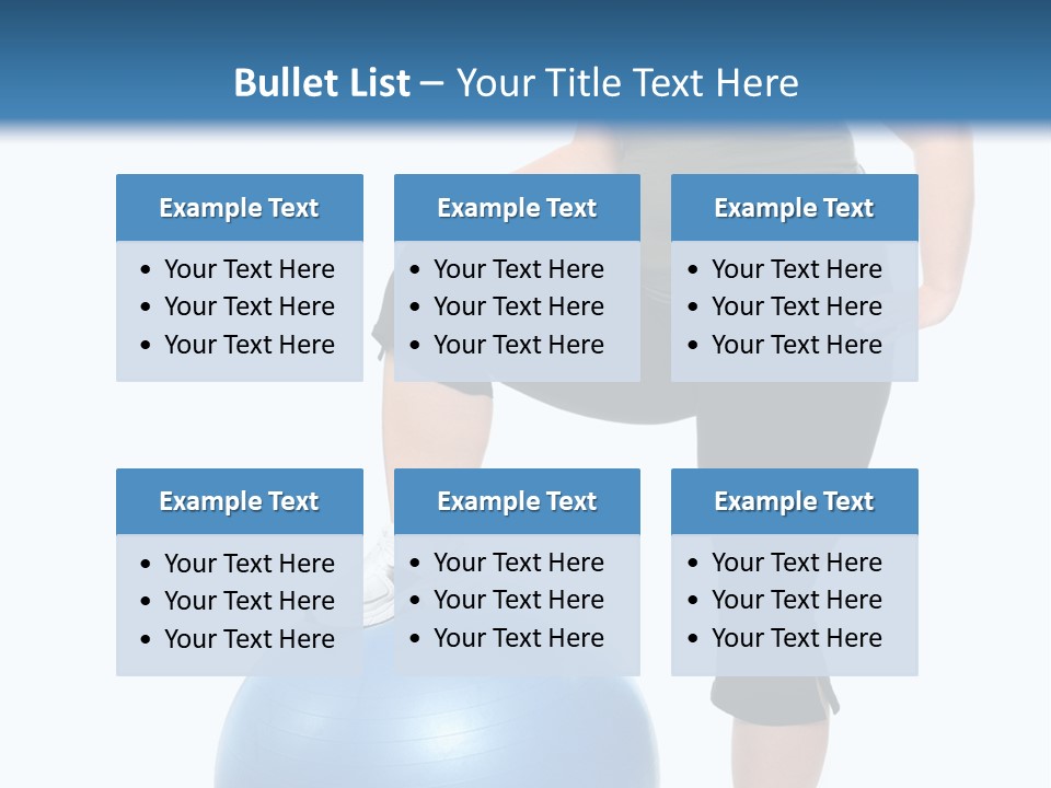 Exercise Diet Fitness PowerPoint Template