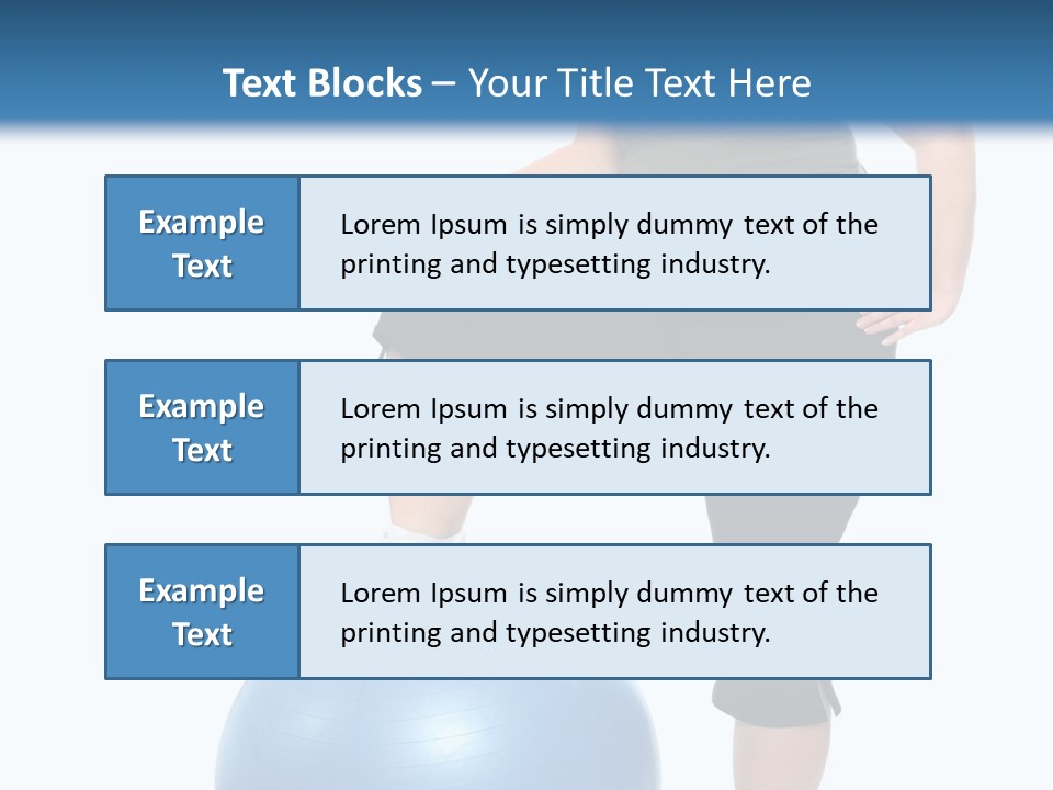 Exercise Diet Fitness PowerPoint Template