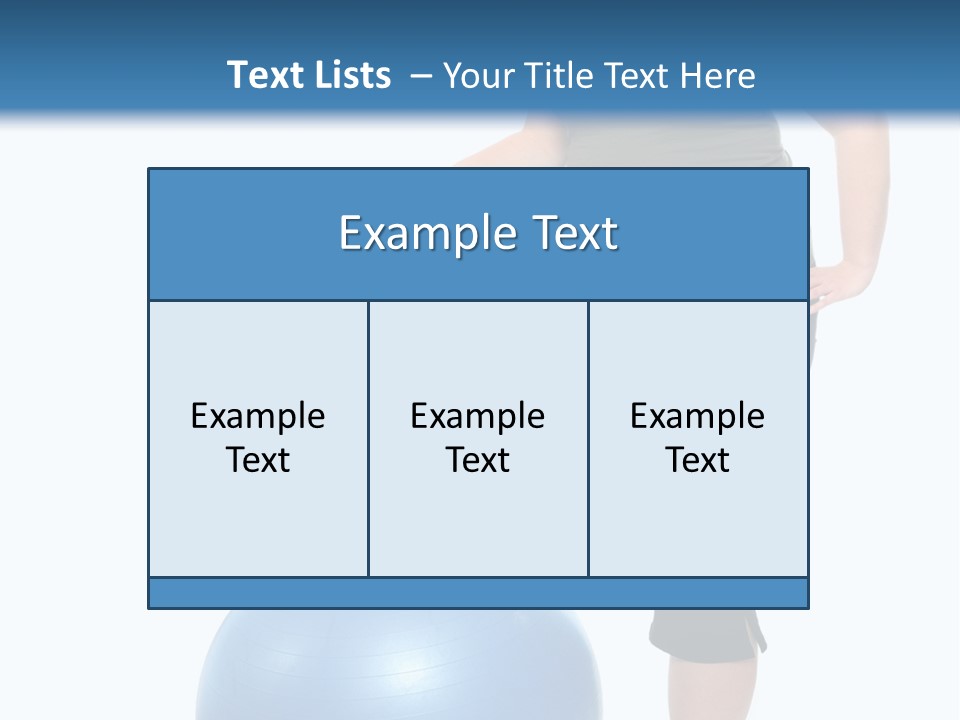 Exercise Diet Fitness PowerPoint Template