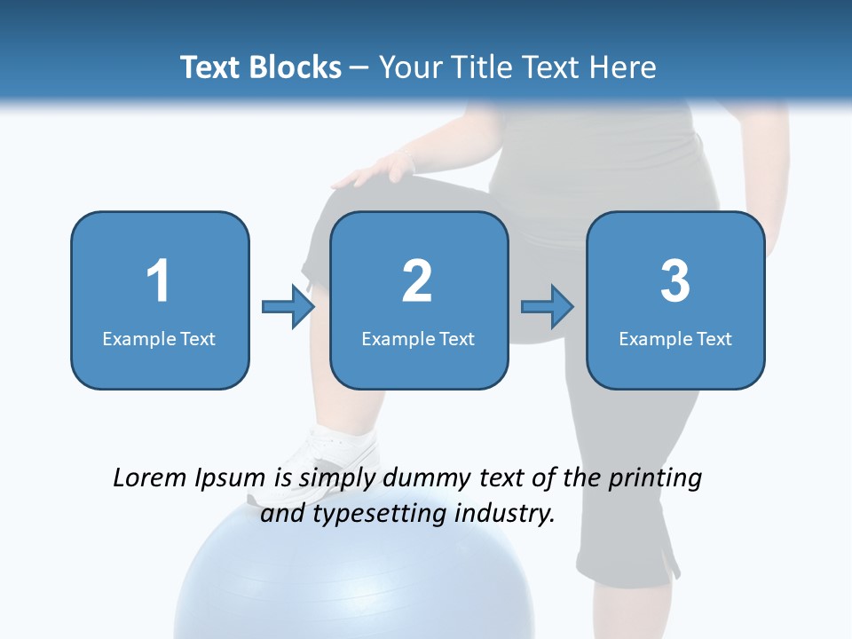 Exercise Diet Fitness PowerPoint Template