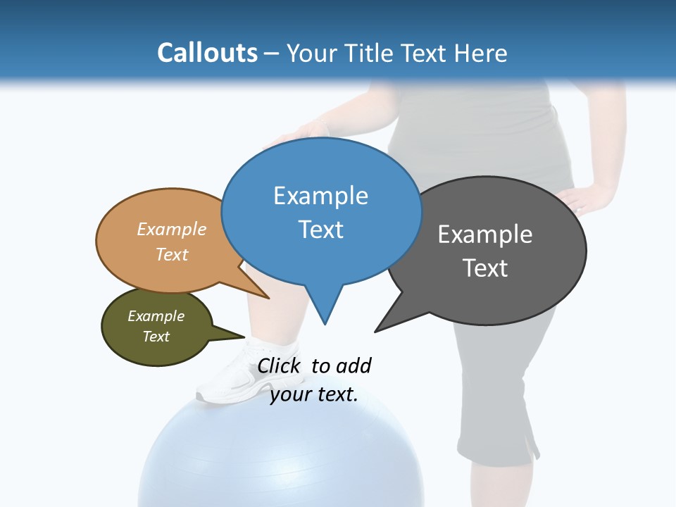 Exercise Diet Fitness PowerPoint Template