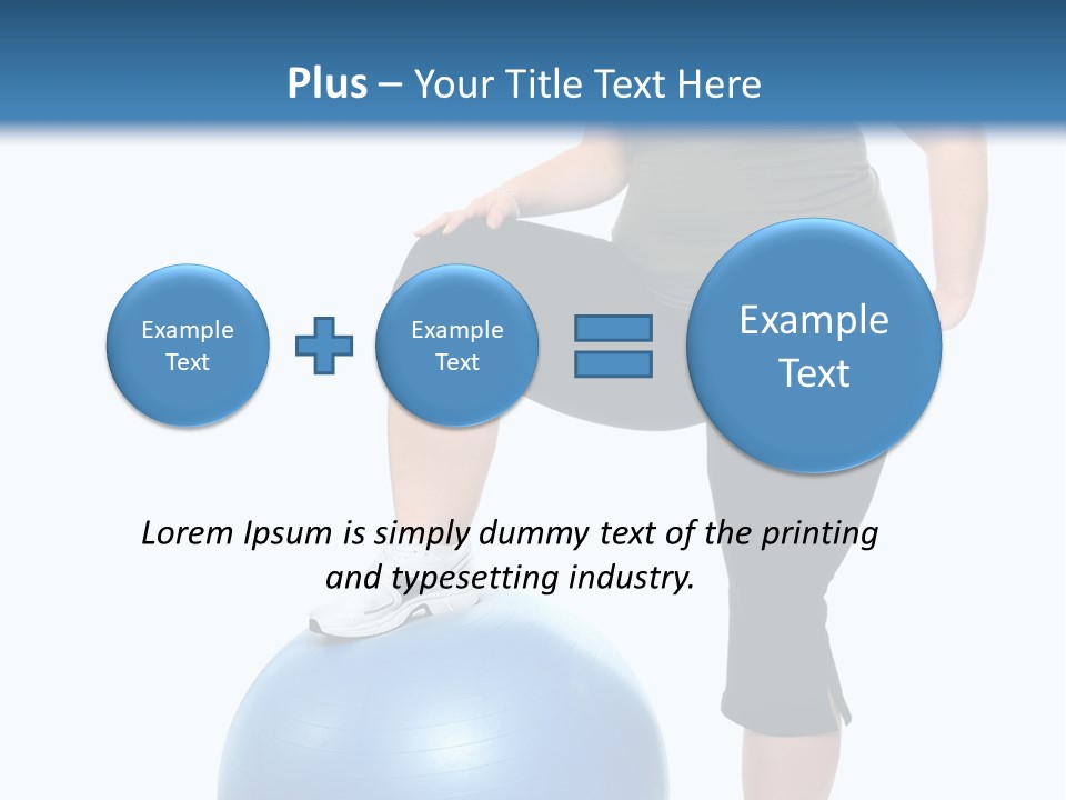 Exercise Diet Fitness PowerPoint Template