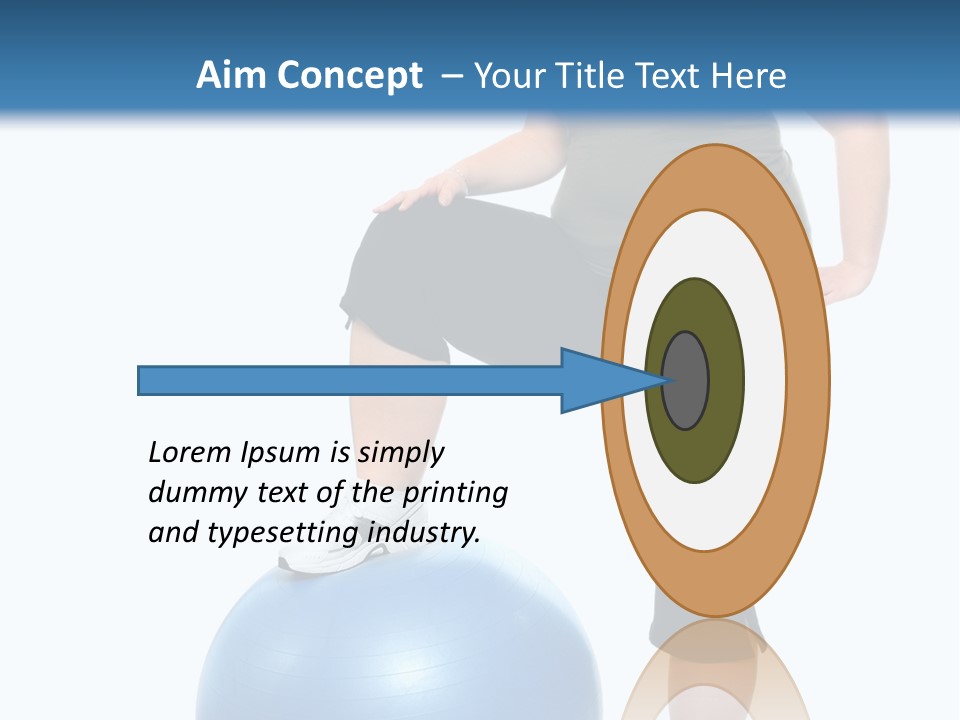 Exercise Diet Fitness PowerPoint Template