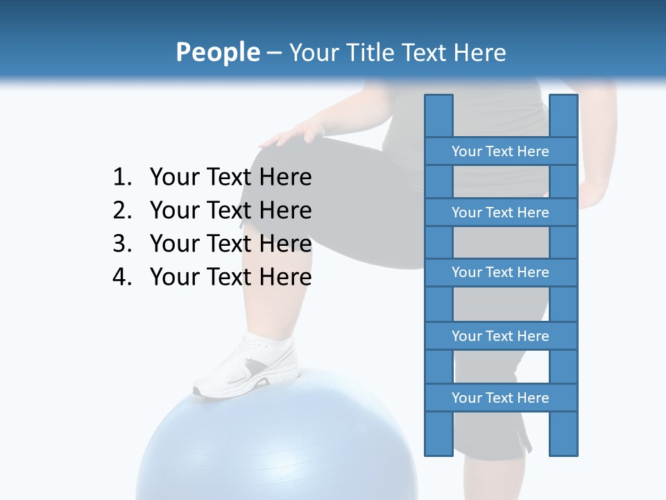 Exercise Diet Fitness PowerPoint Template