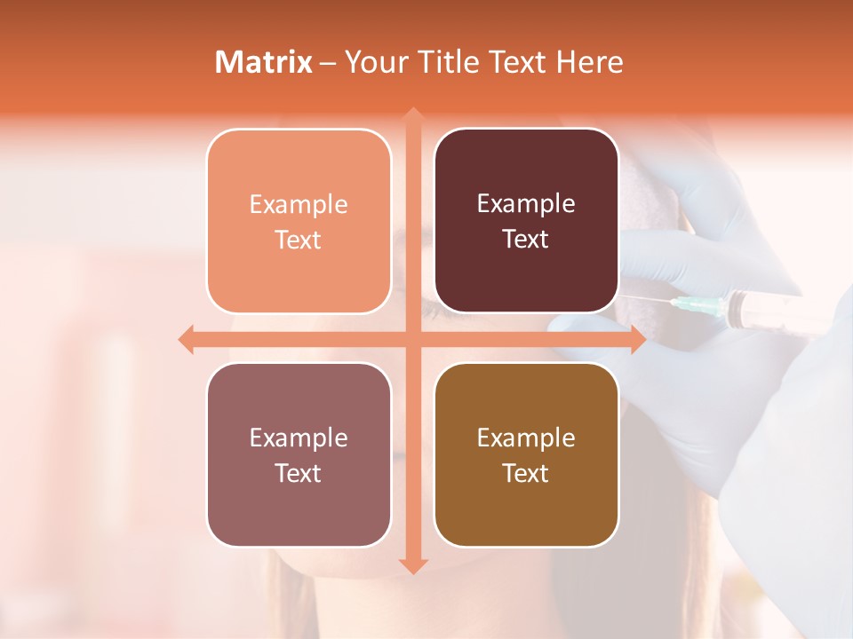 Head Feminine Clinic PowerPoint Template