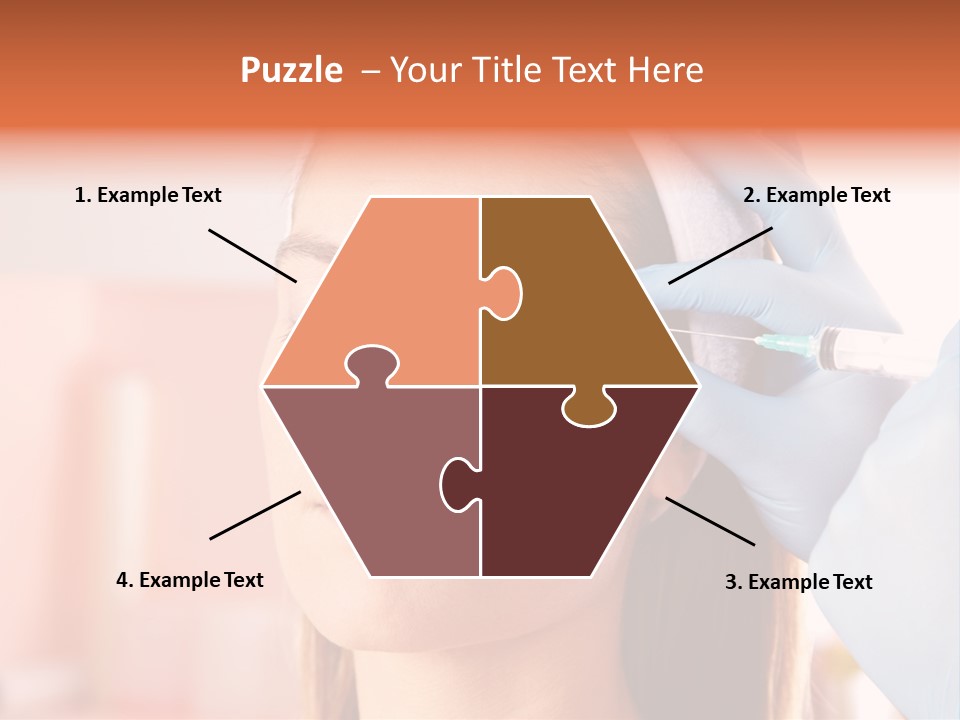 Head Feminine Clinic PowerPoint Template