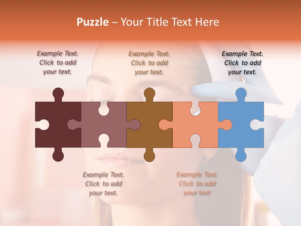 Head Feminine Clinic PowerPoint Template