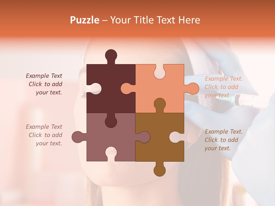 Head Feminine Clinic PowerPoint Template