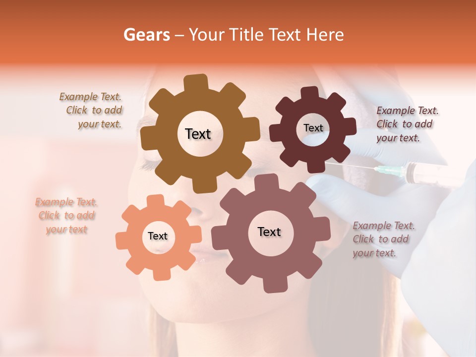 Head Feminine Clinic PowerPoint Template