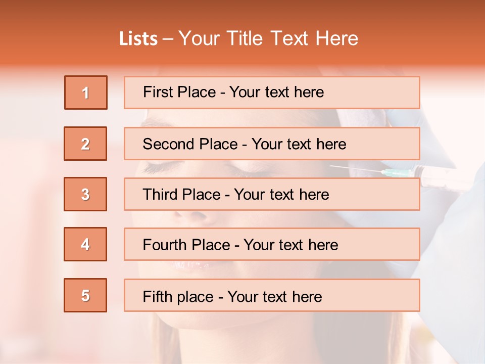 Head Feminine Clinic PowerPoint Template