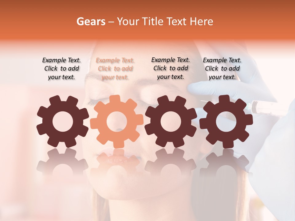 Head Feminine Clinic PowerPoint Template