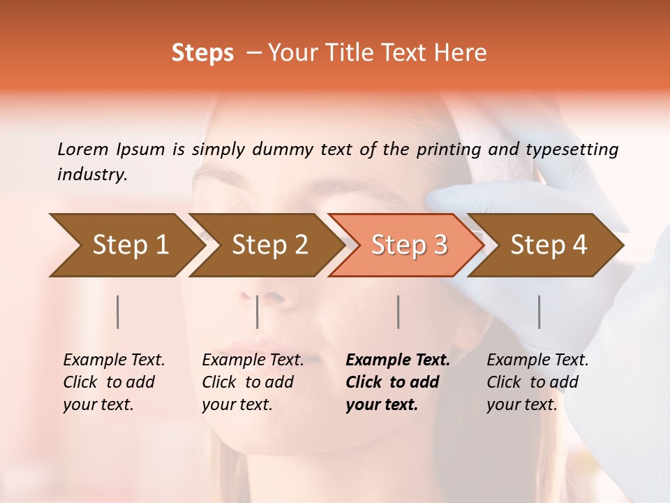 Head Feminine Clinic PowerPoint Template