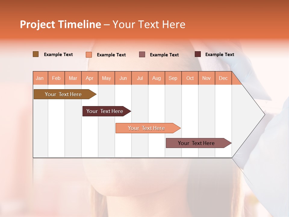 Head Feminine Clinic PowerPoint Template