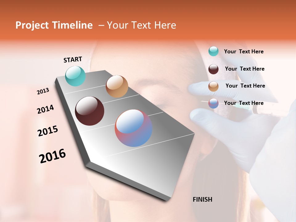 Head Feminine Clinic PowerPoint Template