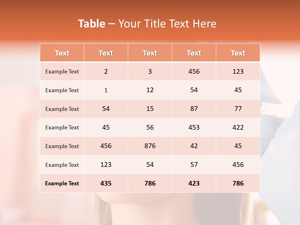 Head Feminine Clinic PowerPoint Template
