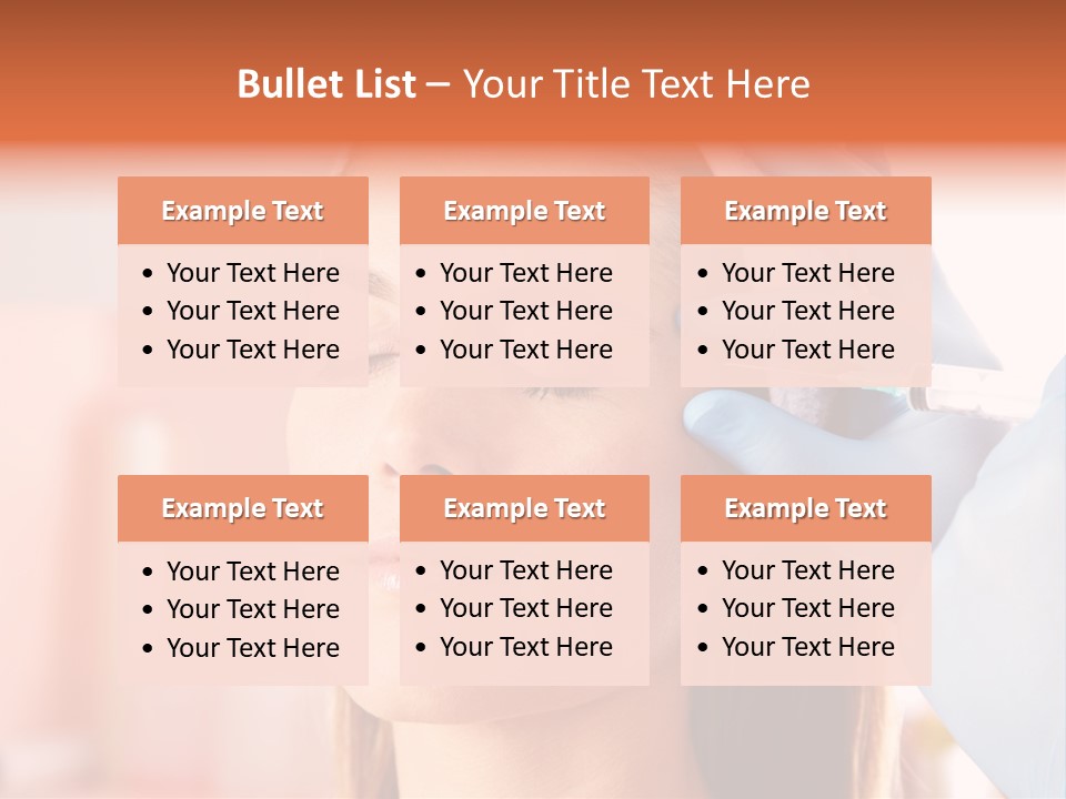 Head Feminine Clinic PowerPoint Template