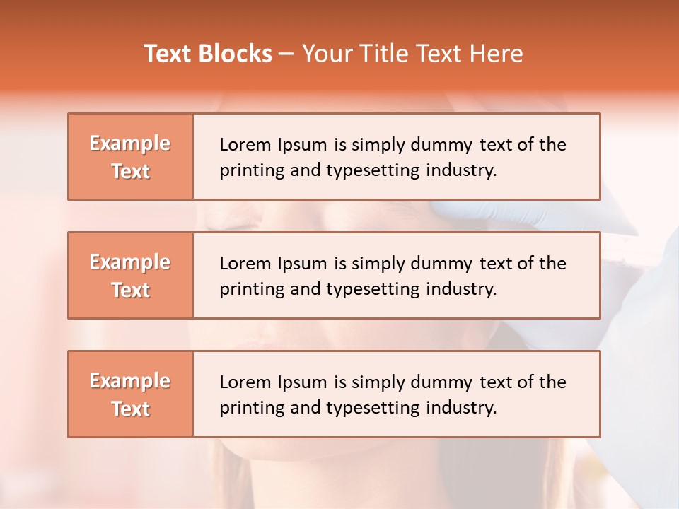 Head Feminine Clinic PowerPoint Template