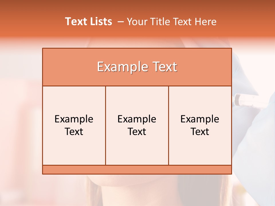 Head Feminine Clinic PowerPoint Template