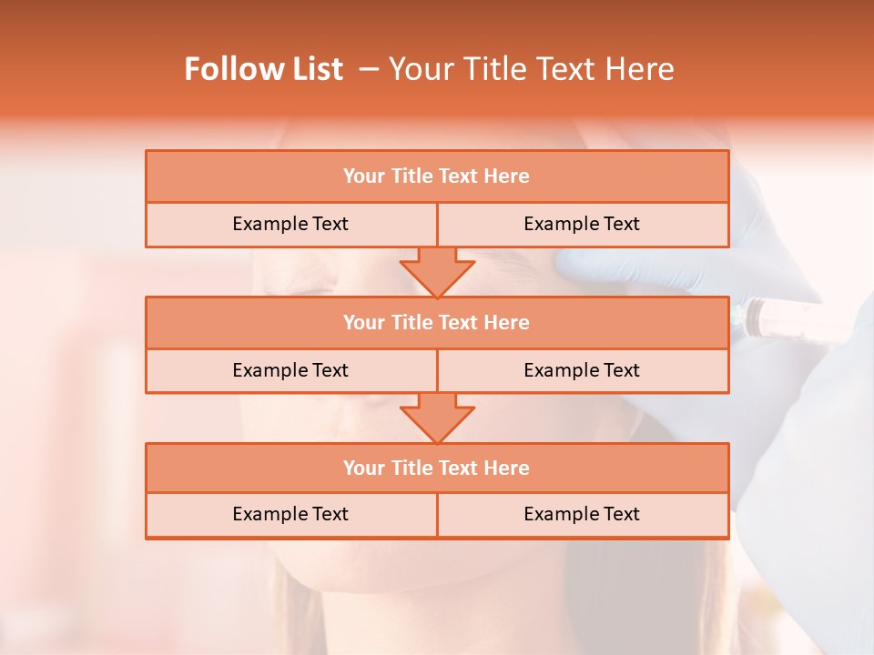 Head Feminine Clinic PowerPoint Template