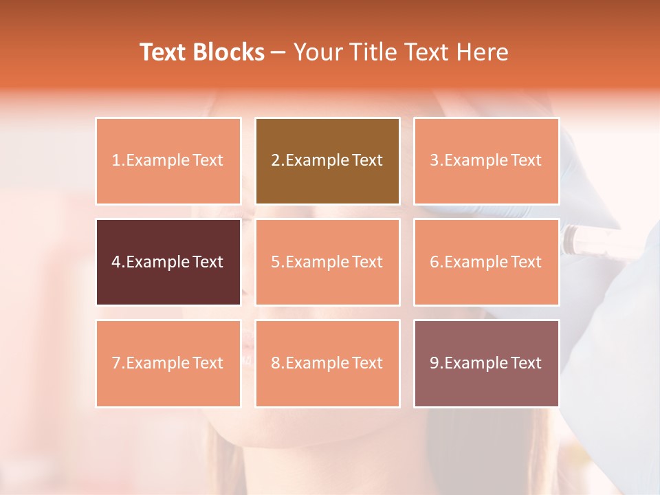 Head Feminine Clinic PowerPoint Template