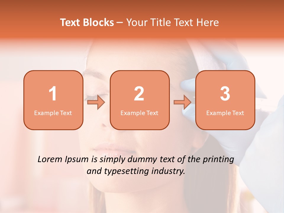 Head Feminine Clinic PowerPoint Template