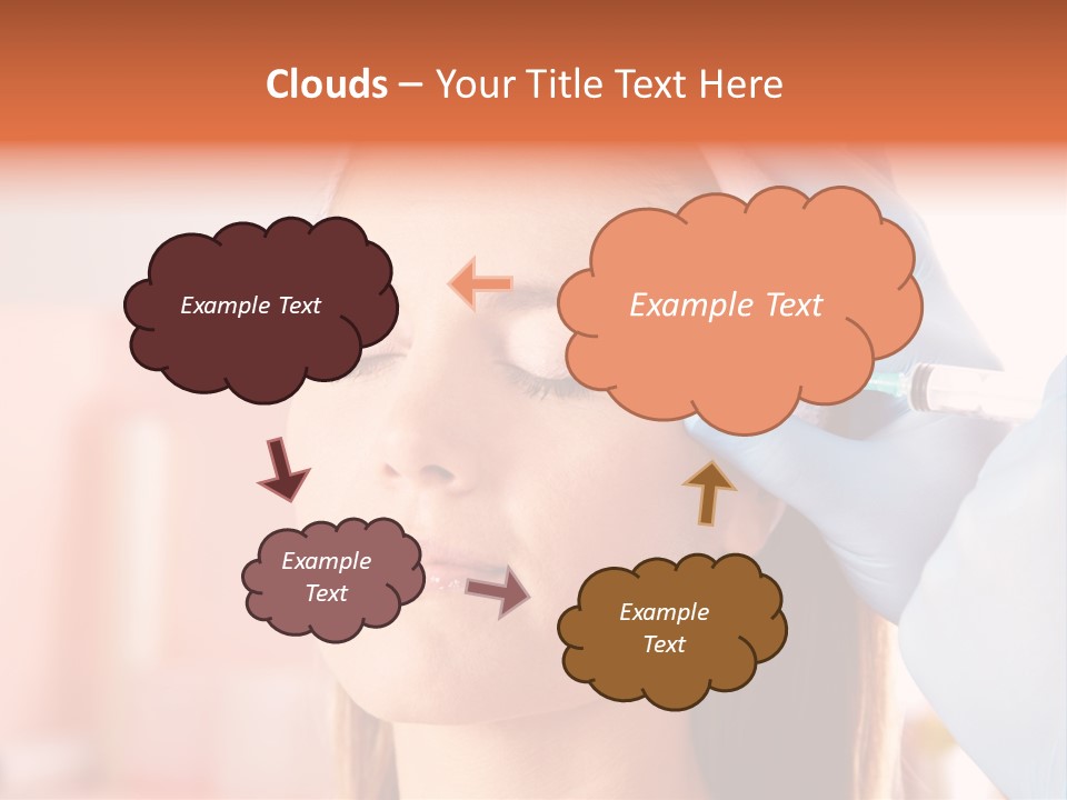 Head Feminine Clinic PowerPoint Template