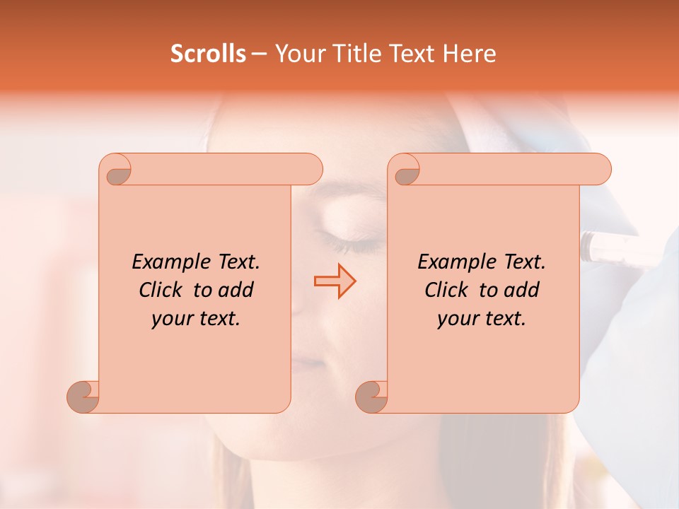 Head Feminine Clinic PowerPoint Template