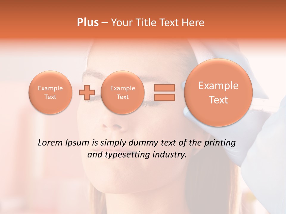 Head Feminine Clinic PowerPoint Template
