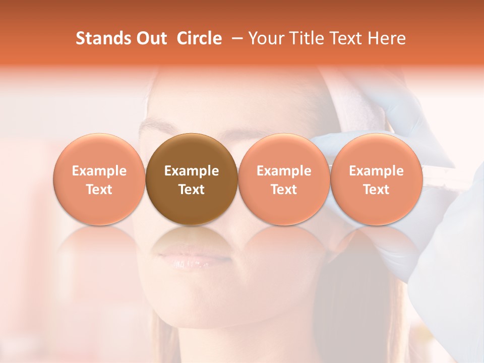 Head Feminine Clinic PowerPoint Template