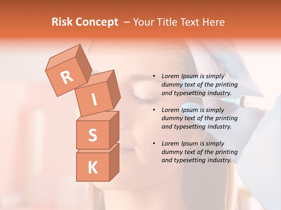 Head Feminine Clinic PowerPoint Template