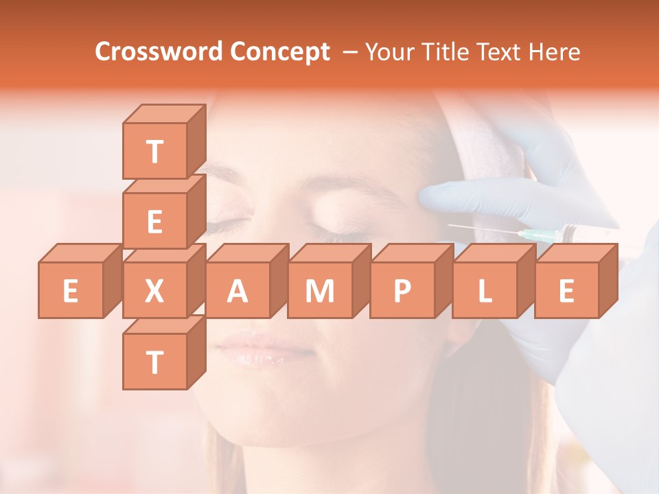 Head Feminine Clinic PowerPoint Template