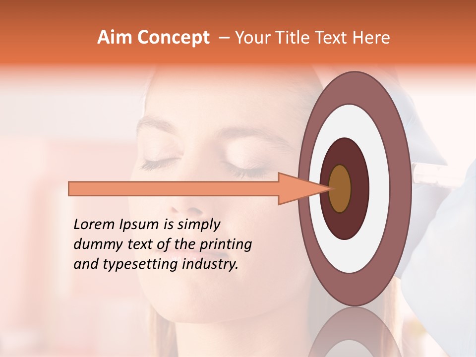 Head Feminine Clinic PowerPoint Template