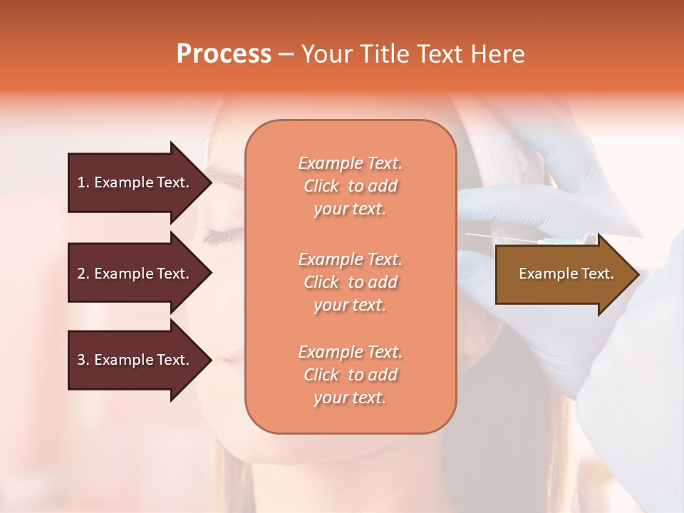 Head Feminine Clinic PowerPoint Template