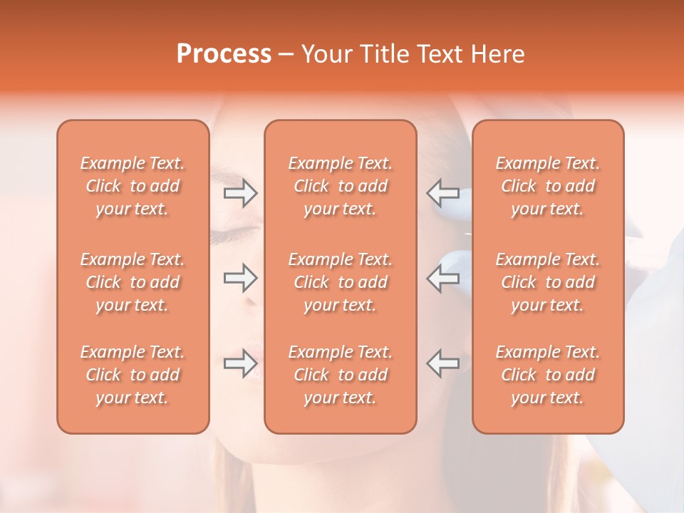 Head Feminine Clinic PowerPoint Template