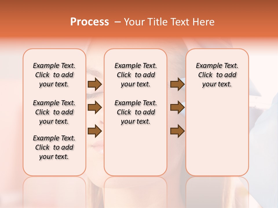 Head Feminine Clinic PowerPoint Template