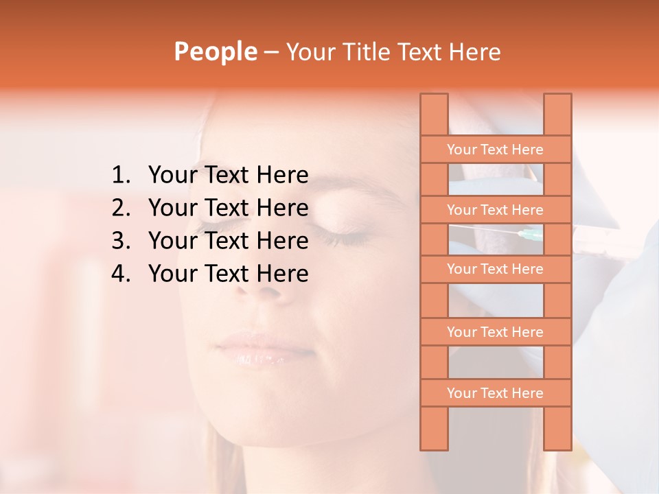 Head Feminine Clinic PowerPoint Template