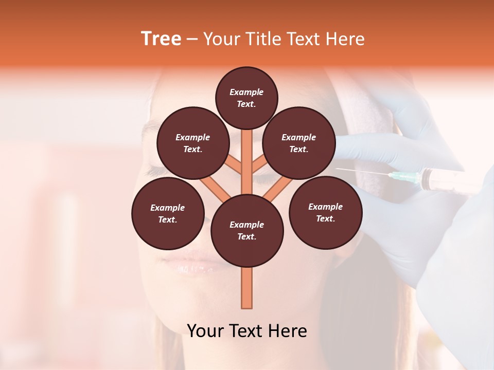 Head Feminine Clinic PowerPoint Template