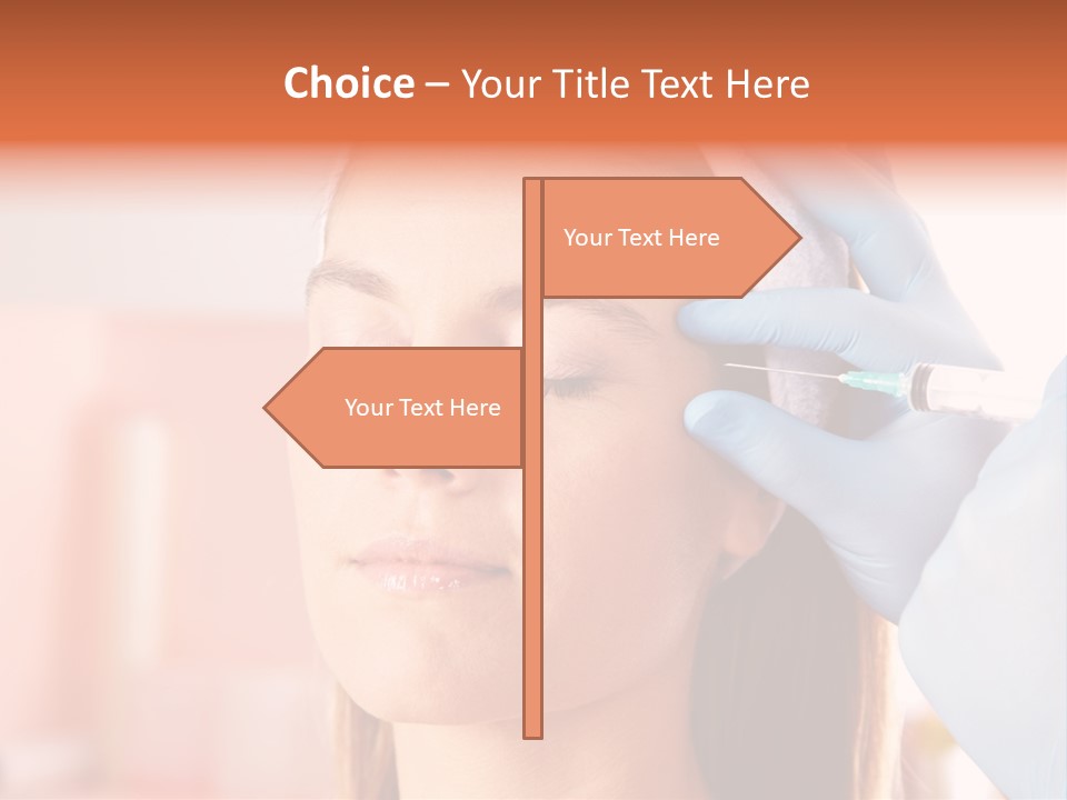 Head Feminine Clinic PowerPoint Template
