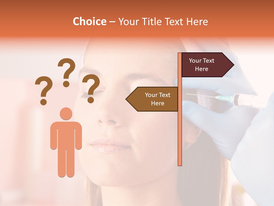 Head Feminine Clinic PowerPoint Template