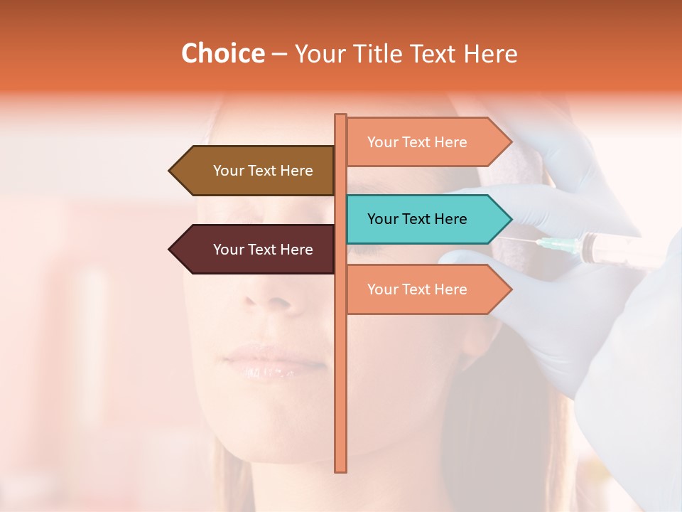 Head Feminine Clinic PowerPoint Template
